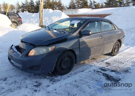 2009 Toyota Corolla Le z USA, uszkodzony, nr VIN 1NXBU40E59Z038227